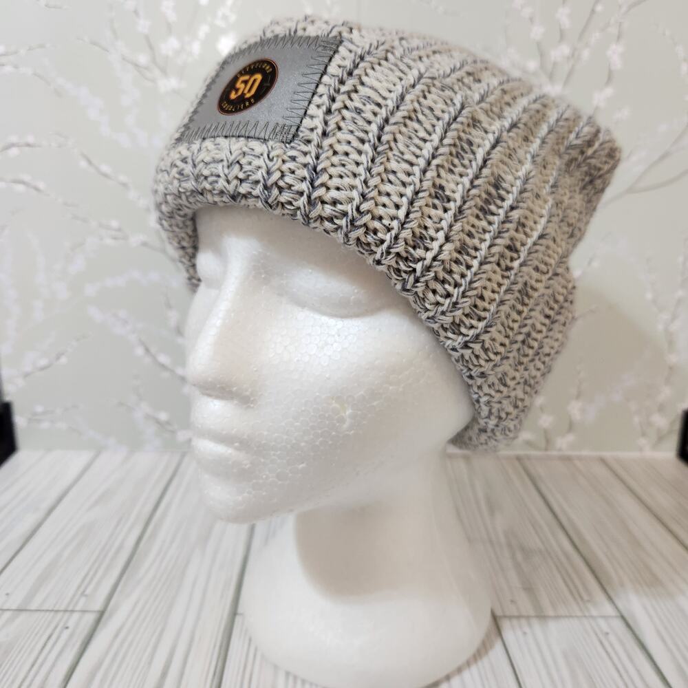 Love Your Melon Cream Blue Variegated Cleveland Cavaliers Knit Beanie Unisex OS